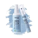 BEULCO CLEAN - Bio Brillenreiniger Set 1 x 100 ml & 1 x 16 ml Spray - Profi Brillen-Gläser Reiniger für streifenfreie Reinigung - Brillen-Reinigungsspray flüssig - Brillenreinigung biologisch abbaub