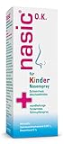 nasic für Kinder O.K. Nasenspray mit dem Wirkplus – Abschwellendes Schnupfenspray ohne Konservierungsstoffe für Kinder ab 2 Jahren – Mit Xylometazolin & Dexpanthenol – 10