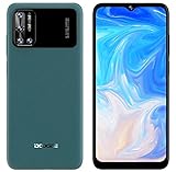 DOOGEE N40 PRO Android 11 Smartphone Ohne Vertrag, Helio P60 Octa-Core 6GB+128GB,6.52'' HD+ Handy,6380mAh Akku, 20MP Quad-Rückfahrkamera, 16MP Frontkamera, Fingerabdruck DUAL SIM GPS Grü