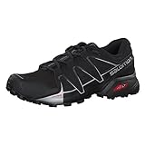 Salomon Speedcross Vario 2 Herren Trailrunning-Schuhe, Schwarz (Black - Black - Silver Metallic X), 47 1/3 EU