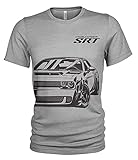 Challenger Hellcat SRT Sidekick Herren T-Shirt (Grau Meliert, 2XL)