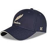 AOHAN Baseball Cap Herren Damen Basecap Baseball Kappe Baseboard Baseballkappe Mütze Federmuster Cotton Cap für Tennis Wandern Golf Outdoor-Aktivitäten Reisen (Blau)