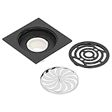 Bodenablauf, eingebautes poröses, poliertes Bodensieb Kupfer-Sprühlackbehandlung für Badezimmer-Balkon, H