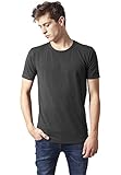 Urban Classics Herren T-Shirt Fitted Stretch Tee, Grau (Charcoal 91), X-Larg