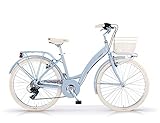 MBM Primavera Mono 28 All 6 V, Unisex-Fahrrad für Erwachsene, Hellblau A25, XX