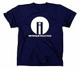 The IT Crowd Nerd Fun T-Shirt, Reynholm Industries Fanshirt, Admin, XL, Navy