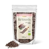 Decocino Bio-Kakaonibs (1000 g) – ideal zum Verfeinern von Müsli, Porridge & Overnight Oats – zum Mitbacken & Dekorieren von Kuchen, Muffins & D