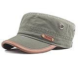 CACUSS Herren Militär Armee Kappe Einstellbar Kadett Baseball Cap