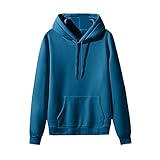 Herren-Shirts, Jacke, Hoodie, Verkauf, lässig, einfarbig, Kordelzug, Sport, Kapuzenpullover, Sweatshirt, Fitness, Training, Laufen, blau (1), L