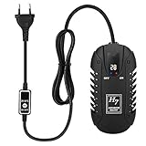 NICREW Aquarium Heizung 200W, Heizstab mit LED-Anzeige Aquarium Heizer Regelheizer Tauchheizkörper für Süß- und Meerwasser Aquarien Fischtank