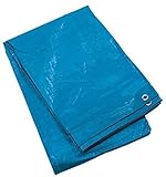 Abdeckplane Poolabdeckung Gewebeplane, Plane aus Polyethylen-Gewebe 70 g/qm, Wasserdicht Schimmelresistent Reißfest (3x4 m)