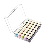 WingFly 40pcs Finger Schwamm Daubers mit Aufbewahrungsbox, Malschwämme Sponge Daubers Set Finger Anstrich Satz für Karten bildende Malerei Zeichnung (Mehrfarbig)