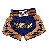 KIUY Boxshorts Camouflage Muay Thai Kampfshorts Sanda Hosen Trainingswettbewerb Kampfsportbekleidung Männer und Frauen,Braun,XL