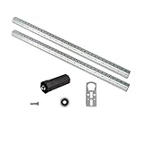 jarolift Rolladenwelle Stahlwelle Wellenset SW60 Achtkant für Neubaurolladen - bis 385