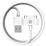 OPSO iPhone 4s Kabel, 1.2m [Apple MFI Zertifiziert] iPhone 30 Polig auf USB Kabel für iPhone 4 / 4s, iPad 1/2/3, iPod-Note, iPod Nano - 4.0 Füße (1.2 Meter) - Weiß