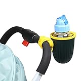 You's Auto Getränkehalter für Kinderwagen und Buggy,Babyflaschen,Becherhalter,Universal-Getränkehalter,Flaschenhalter,Kaffetassen,mit 360° Gelenk und Anti-Rutsch-Befestigung(B)