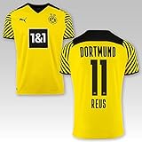 PUMA BVB Heimtrikot Erwachsen Saison 2021/22, Größe:L, Spielername:11 R