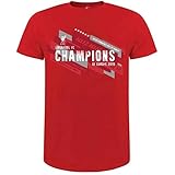 Liverpool FC Herren T-Shirt Champions of Europe, rot, M