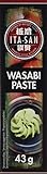 ITA-SAN Wasabipaste, zum Würzen von Sushi, vegetarisch, halal, glutenfrei (5 x 43 g)