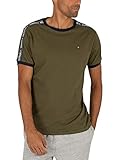Tommy Hilfiger - Baumwoll-Logo T-Shirt (Kaki, Small)