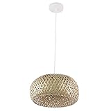 Gazechimp Club Decor Beleuchtung Decke Lampe Rattan E27 Hängen Leuchte Wohnk