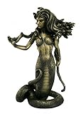 Unbekannt Statue der Medusa bronziert 20 cm Gorgone Perseus G
