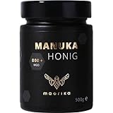 maorika - Manuka Honig 800 MGO + 500g im Glas (lichtundurchlässig, kein Plastik) - laborgeprüft, zertifiziert aus N