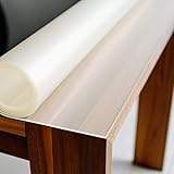 Profolio | Tischfolie feinmattiert für Glastische & Hochglanzoberflächen + abgeschrägte Kante | keine Luftblasen | Tischdecke, Schutzfolie 2mm dick | Made in Germany | Größe wählbar | 120 x 80