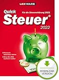 QuickSteuer 2022 Download für das Steuerjahr 2021 Einfache und schnelle Steuererklärungs-Software für Arbeitnehmer, Familien, Vermieter, Studenten und Rentner PC Aktivierungscode per E