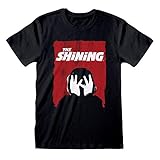 The Shining Filmplakat Herren-T-Shirt Schwarz 5XL | S-XXXXXL, Halloween Horror Stephen King mit Rundhalsausschnitt Graphic Tee, Geburtstagsgeschenkidee für Männer, für Haus oder Gy