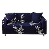 YAOYI Super Weiche Sofaüberwurf Sofabezug, 1/2/3/4 Sitzer, Hochelastische Vollbezug Sofahusse, Hochwertiges Spandex Aus Polyester, Mit Rutschfestem Schaumstoffstäbe (C,2 Kissenbezüge (45X45CM))