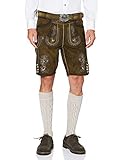 Stockerpoint Herren Hose Thomas2 Lederhose, Braun (Stein Geäscht Stein Geäscht), (Herstellergröße: 58)