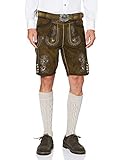 Stockerpoint Herren Hose Thomas2 Lederhose, Braun (Stein Geäscht Stein Geäscht), (Herstellergröße: 56)