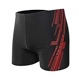 JFSFAS badeslip Herren in Bekleidung Unterwasche Herren Slips 7 XXL Herren Unterhosen große größen Manner Unterwasche Elefant Sport Boxershorts Herren Retroshorts für Herren microfaser A3 Rot 4XL