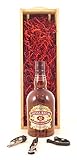 Chivas Regal 12 Years Old Blended Malt Whisky in einer Geschenkbox, da zu 3 Weinaccessoires, 1 x 700