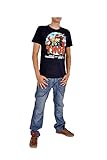 Marvel LOGOSH!RT Retro Comic TV Serie Herren T-Shirt The Mighty Thor - DUNKELBLAU Gr. M (L16)