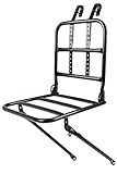 Ventura Vorderrad-Gepäckträger mit Lenkerhalter und Lampenhalter, klappbar, mit stabilen S