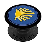 Pilgermuschel Pilgern Jakobsweg Camino De Santiago PopSockets mit austauschbarem PopGrip