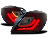 LTI ® Light Tube Inside LED Rückleuchten Opel Astra H GTC rot schwarz 3 Tü