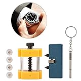 VDAOBM Uhrenrücken-Entferner, 3pcs / Set Uhrenboden-Gehäuseöffner-Werkzeug Uhrendeckel-Halter-Entferner Werkbank für Batteriewechsel Reparatur Uhrmachergebrauch,Handwerkzeug-Sets D