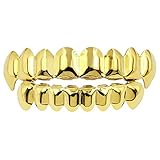 Diealles Shine Gold Grills Hip Hop Teeth Grills für den M