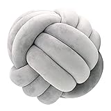 Geknotete Ballkissen Knoten Kugelkissen Handgemachte Nickerchen Kissen Weiche Knotenkissen Geknotet Kugel Kissen Weiche Kurzwaren Plüsch Sofa Kissen Haus Wurfkissen Dekoration Wurfkisseng