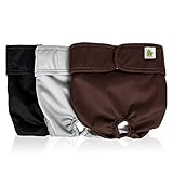 PET MAGASIN Wiederverwendbare Hundewindeln [3er Packung] Hygienische Hundewindeln, hoch absorbierend, Maschinenwaschbar & Umweltfreundlich (Original, XS)