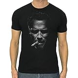 Arnold Schwarzenegger T-Shirt New Men Cigar Fitness Bodybuilding Shirt Men's Fashion Crew Neck Short Sleeves Cotton Tops Clothing, Black