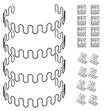 JJDD Ersatz-Federn für Sofa, 4 Stück, 31in (78.74 cm) Feder mit 16 Stück S-Clips, 4,0 Draht-Durchmesser, Reparatur-Set für Sofa in Möbel, Innendekoration, Auto oder anderen Anwendung