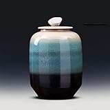 Chinesische Windvase Keramik Kunstvase Dekorative Vasen für Zuhause, um rustikale Wohnkultur zu dekorieren Ideale Dekoration für Haushalt Büro Party M