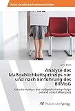 Busch, J: Analyse des Maßgeblichkeitsprinzips vor und nach E