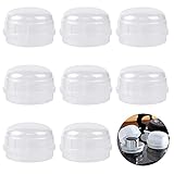 8 Stück Kinderschutzabdeckung Herdschutz Herd Kindersicherung Herd Schalter Schutz Ohne Demontage Hitze-resistent Geeignet für Gasherde Elektroöfen und andere elektrische Produkte mit Knop