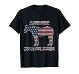 Awesome Quarter Horse Ranch Rodeo Barrel Racing Distressed T-S