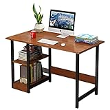 JIAQUAN-SHOP Computertisch Moderner minimalistischer Computer-Schreibtisch-Notebook-Büro-Startseite 2 Tier-Speicherregal Schreibtisch-Workstation-Möbel fürs Büro, Wohnzimmer, Home Office (Color : A)